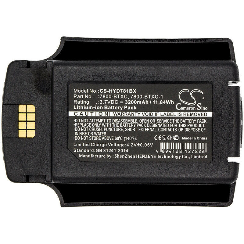 Honeywell Barcode Scanner Battery CS-HYD781BX Battery Prime.