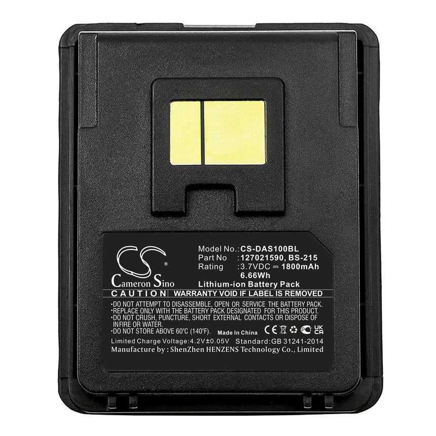 Datalogic Barcode Scanner Battery CS-DAS100BL Li-ion