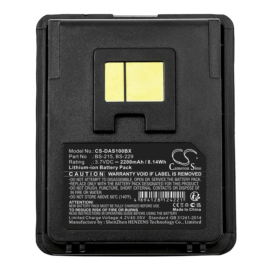 Datalogic Barcode Scanner Battery CS-DAS100BX Li-ion