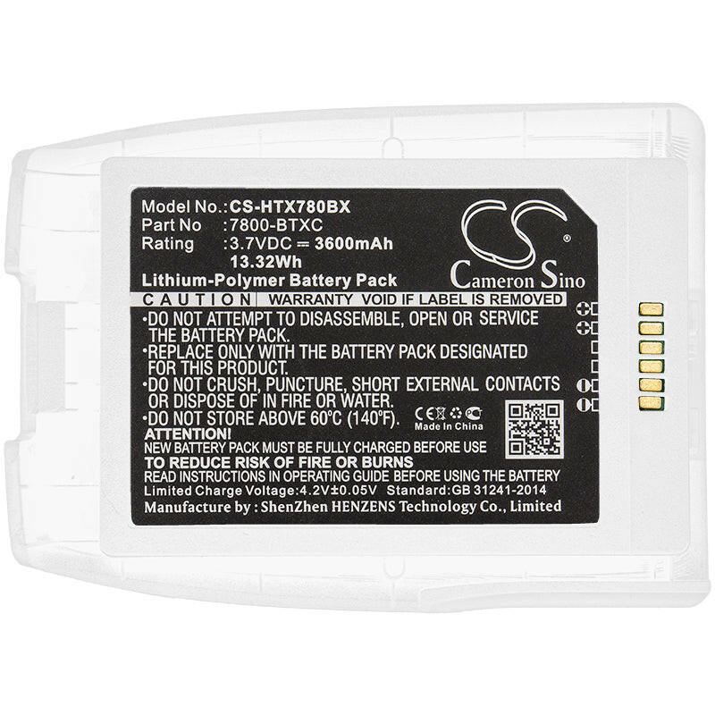 Honeywell Barcode Scanner Battery CS-HTX780BX Li-Polymer