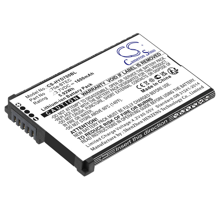 Honeywell Barcode Scanner Battery CS-HYD700BL Battery Prime.