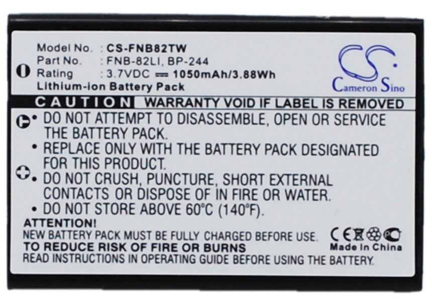 Kenwood Two-Way Radio Battery CS-FNB82TW Li-ion