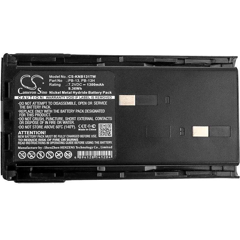 Kenwood Two-Way Radio Battery CS-KNB131TW Li-ion