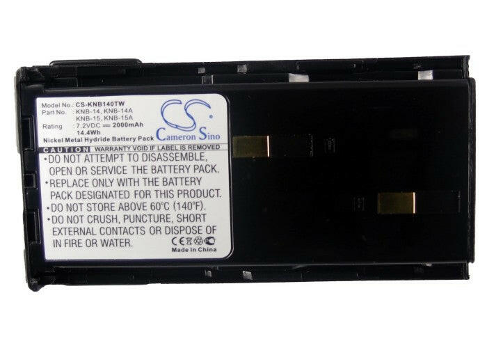 Kenwood Two-Way Radio Battery CS-KNB140TW Ni-MH