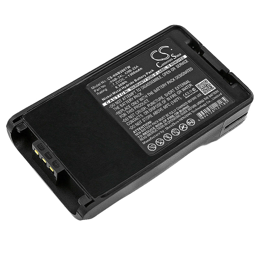 Kenwood Two-Way Radio Battery CS-KNB260TW Ni-MH