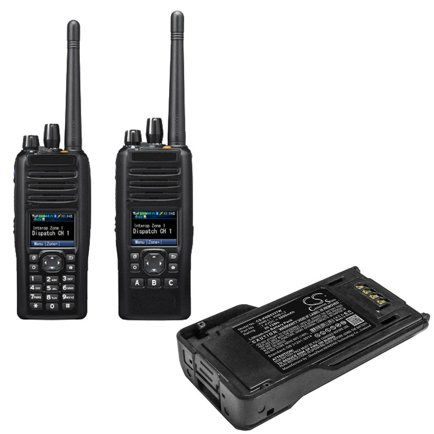 Kenwood Two-Way Radio Battery CS-KNB533TW Li-ion