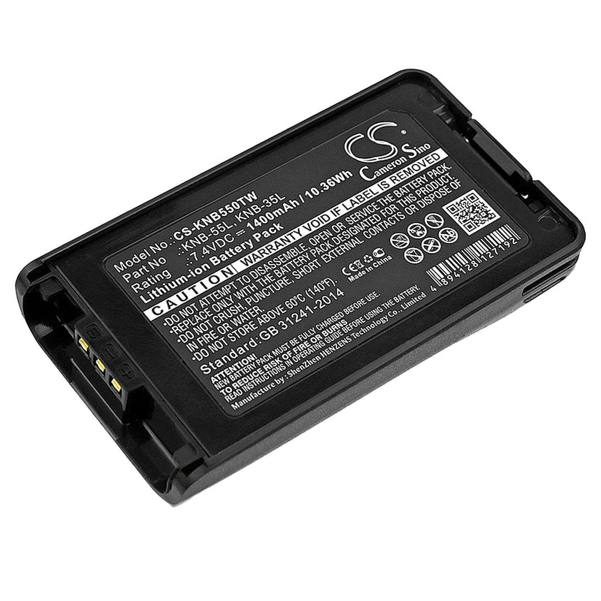 Kenwood Two-Way Radio Battery CS-KNB550TW Li-ion