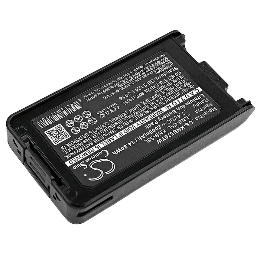 Kenwood Two-Way Radio Battery CS-KNB570TW Li-ion