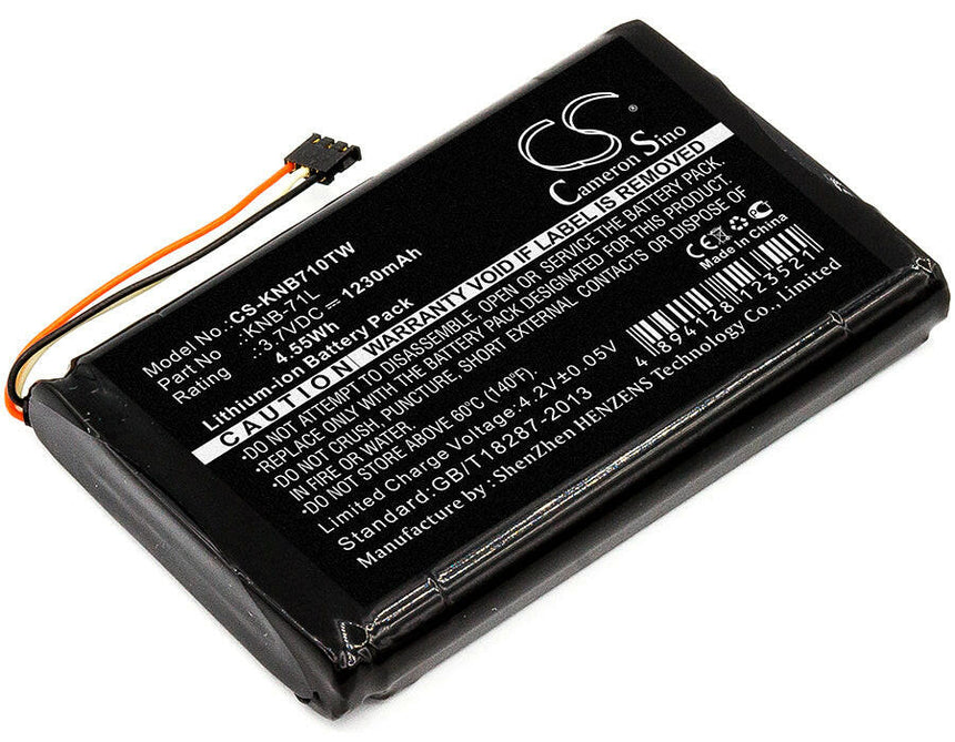 Kenwood Two-Way Radio Battery CS-KNB710TW Li-ion