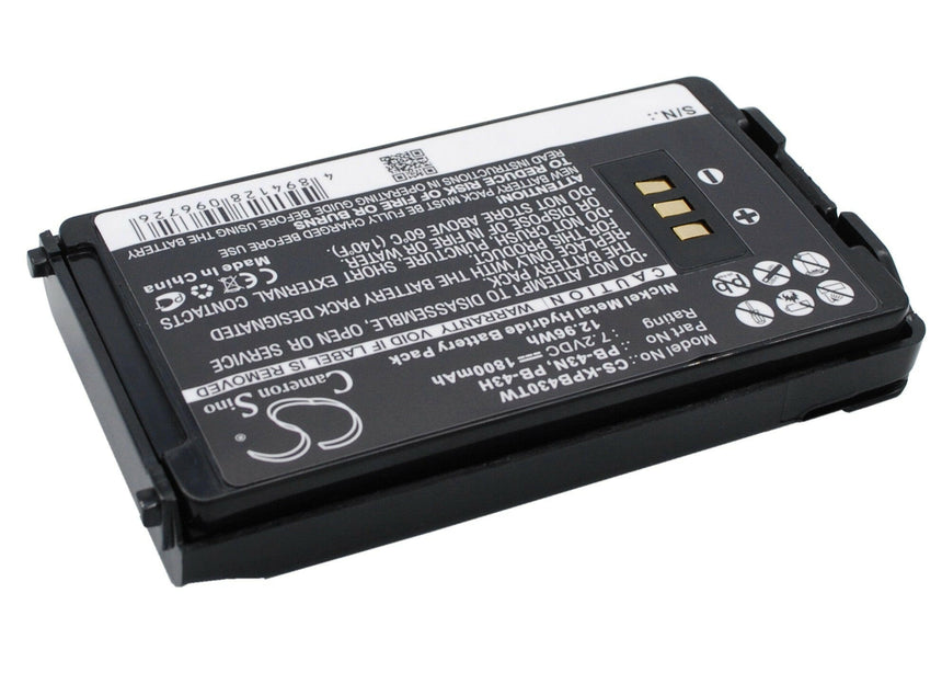 Kenwood Two-Way Radio Battery CS-KPB430TW Ni-MH