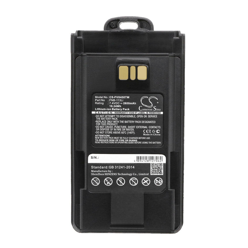 Motorola Radio Battery CS-FVX450TW Motorola Radio Battery