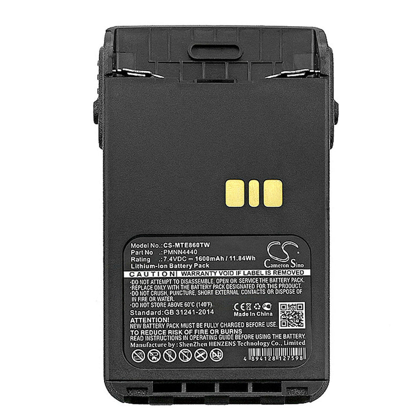 Motorola Radio Battery CS-MTE860TW Motorola Radio Battery