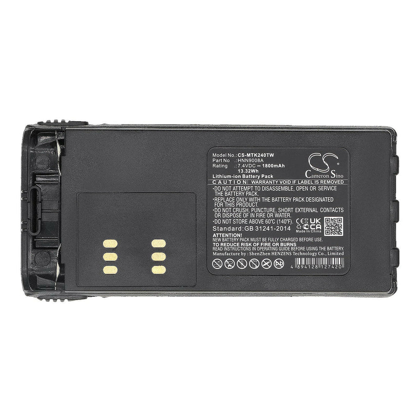 Motorola Radio Battery CS-MTK240TW Motorola Radio Battery