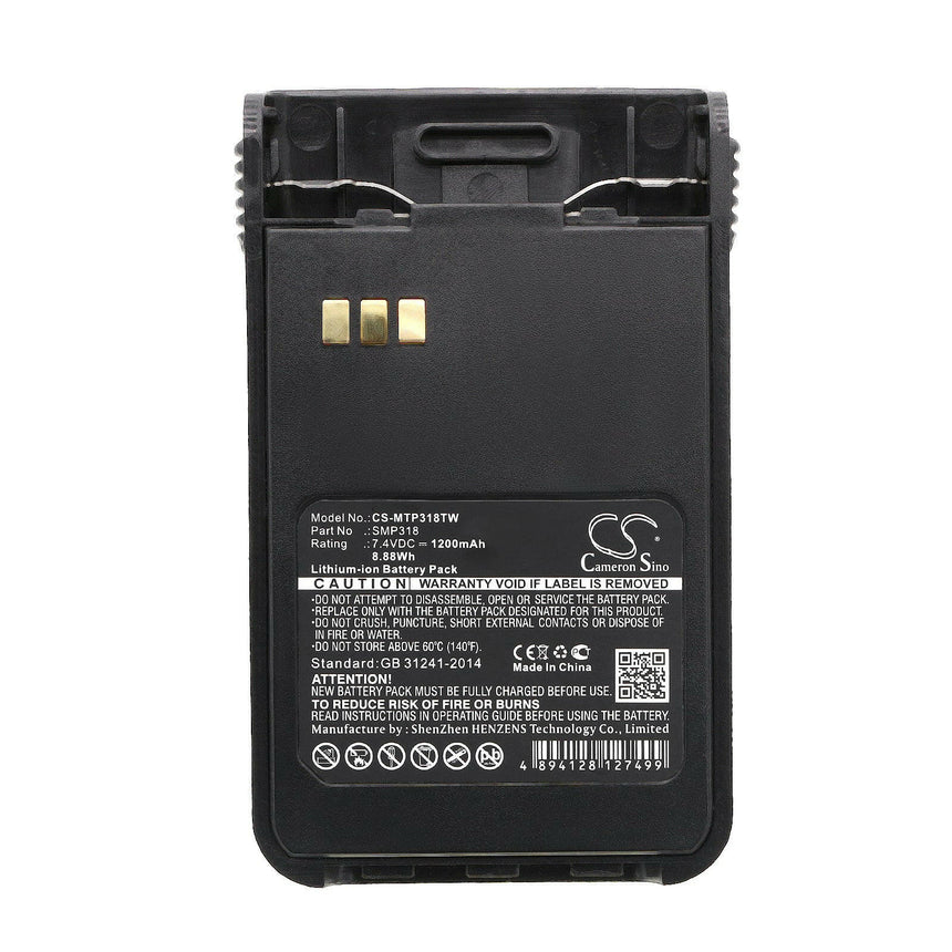 Motorola Radio Battery CS-MTP318TW Motorola Radio Battery