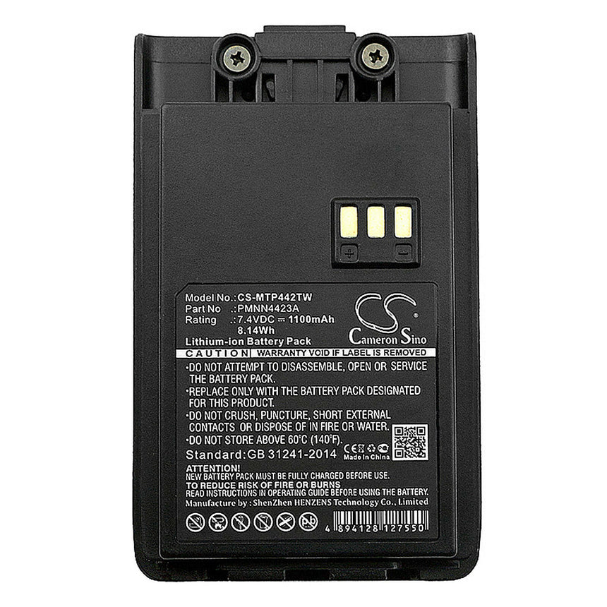 Motorola Radio Battery CS-MTP442TW Motorola Radio Battery