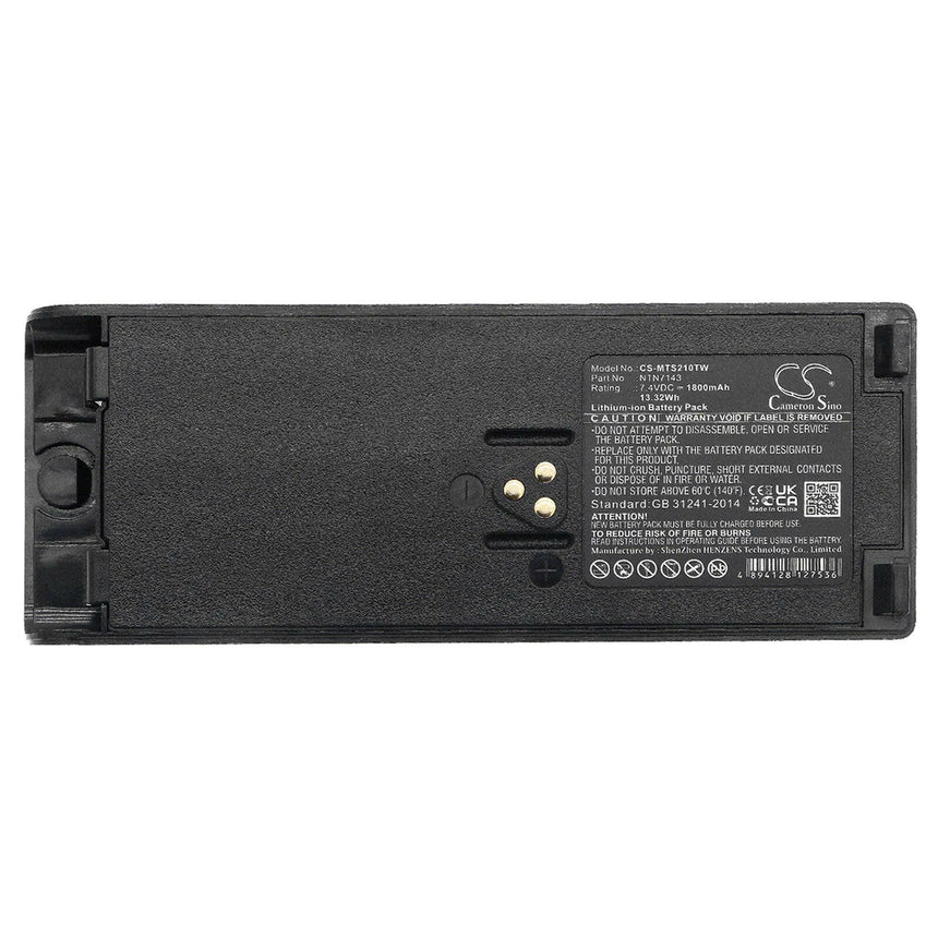 Motorola Radio Battery CS-MTS210TW Motorola Radio Battery