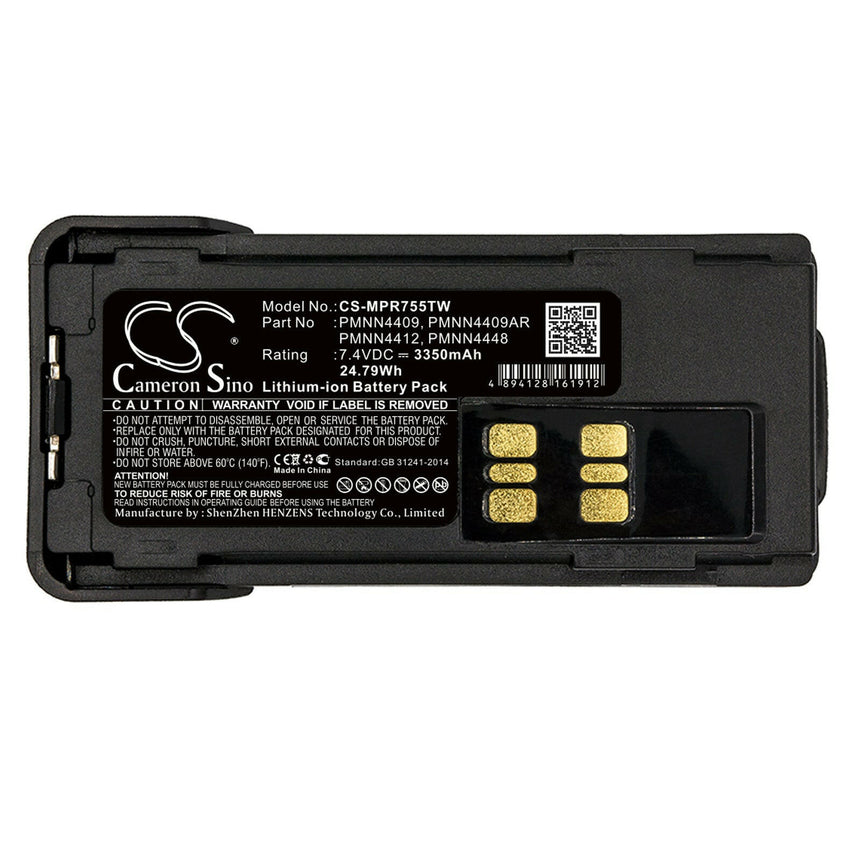 Motorola Two Way Radio Battery CS-MPR755TW Li-ion