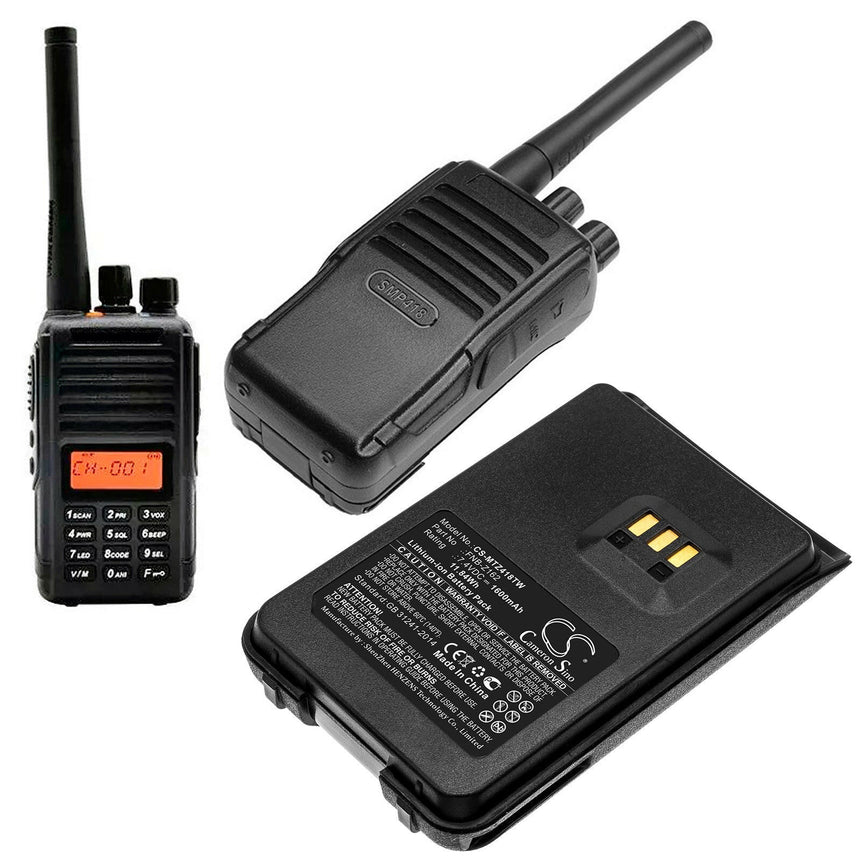 Motorola Two Way Radio Battery CS-MTZ418TW Li-ion