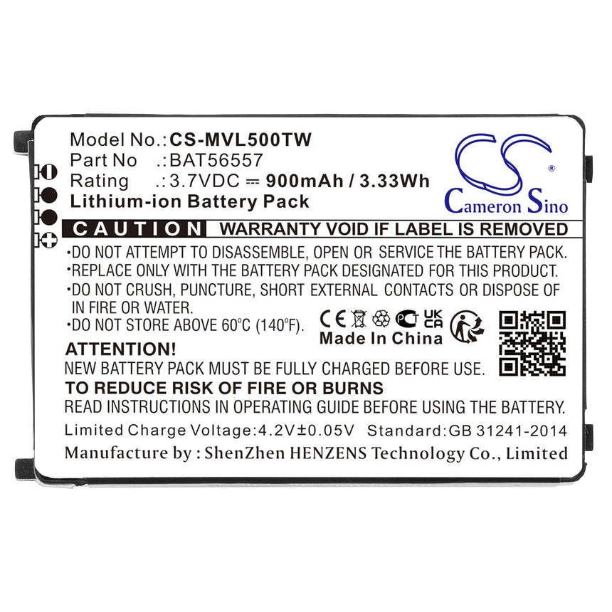Motorola Two Way Radio Battery CS-MVL500TW Li-ion