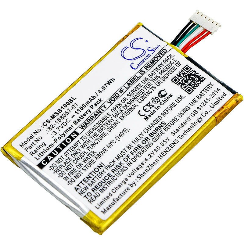 Zebra Barcode Scanner Battery CS-MSB100BL Li-ion