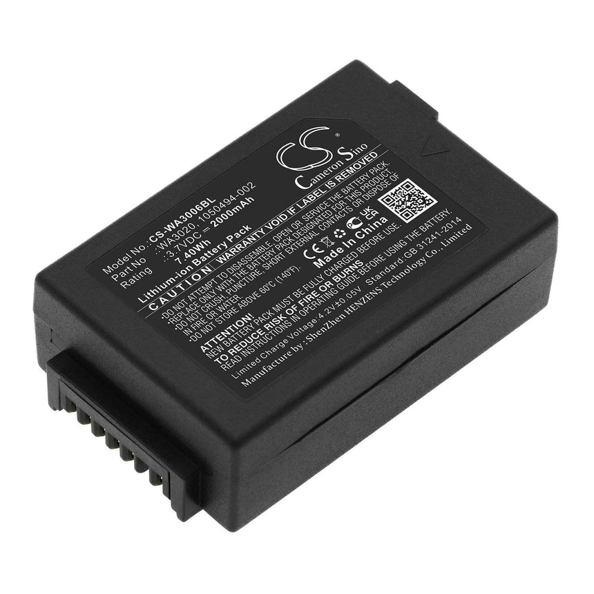 Zebra Barcode Scanner Battery CS-WA3006BL Li-ion