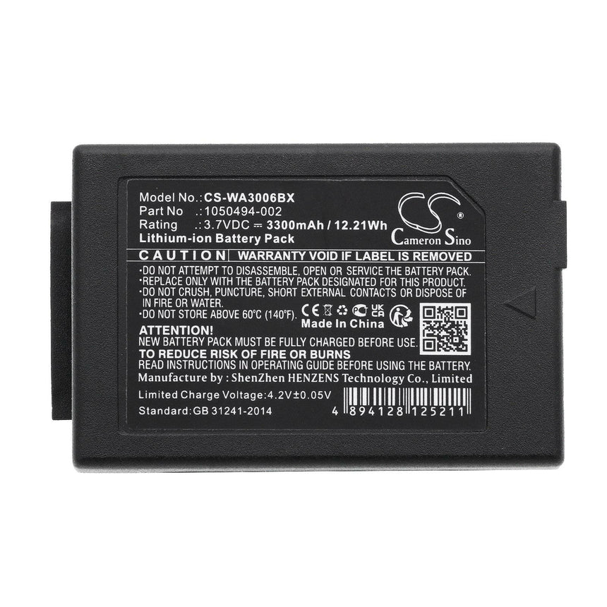 Zebra Barcode Scanner Battery CS-WA3006BX Li-ion