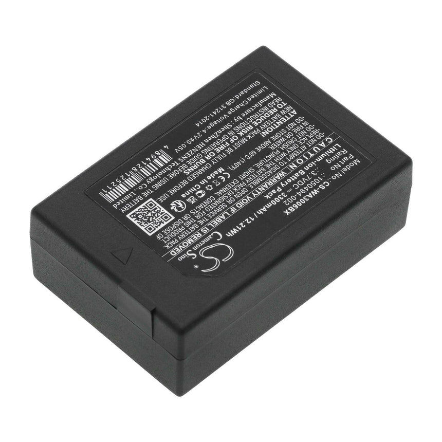 Zebra Barcode Scanner Battery CS-WA3006BX Li-ion