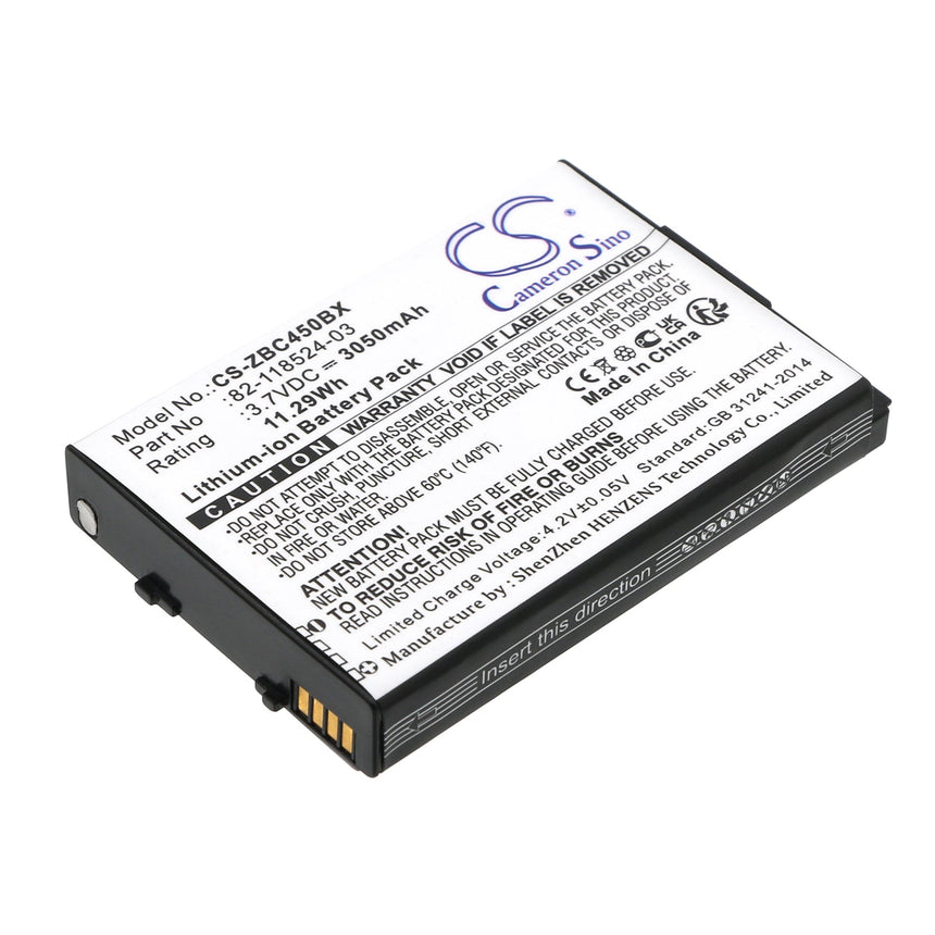 Zebra Barcode Scanner Battery CS-ZBC450BX Li-ion
