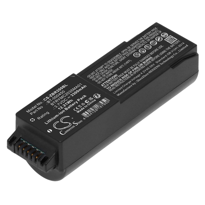 Zebra Barcode Scanner Battery CS-ZBR200BL Li-ion