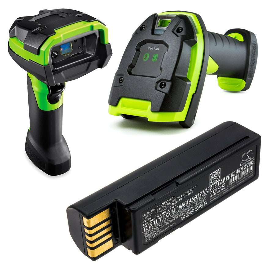 Zebra Barcode Scanner Battery CS-ZDS360BL Li-ion