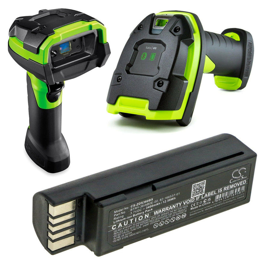 Zebra Barcode Scanner Battery CS-ZDS360BX Li-ion