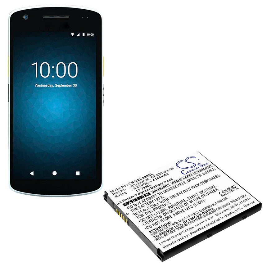 Zebra Barcode Scanner Battery CS-ZEC500BL Li-Polymer