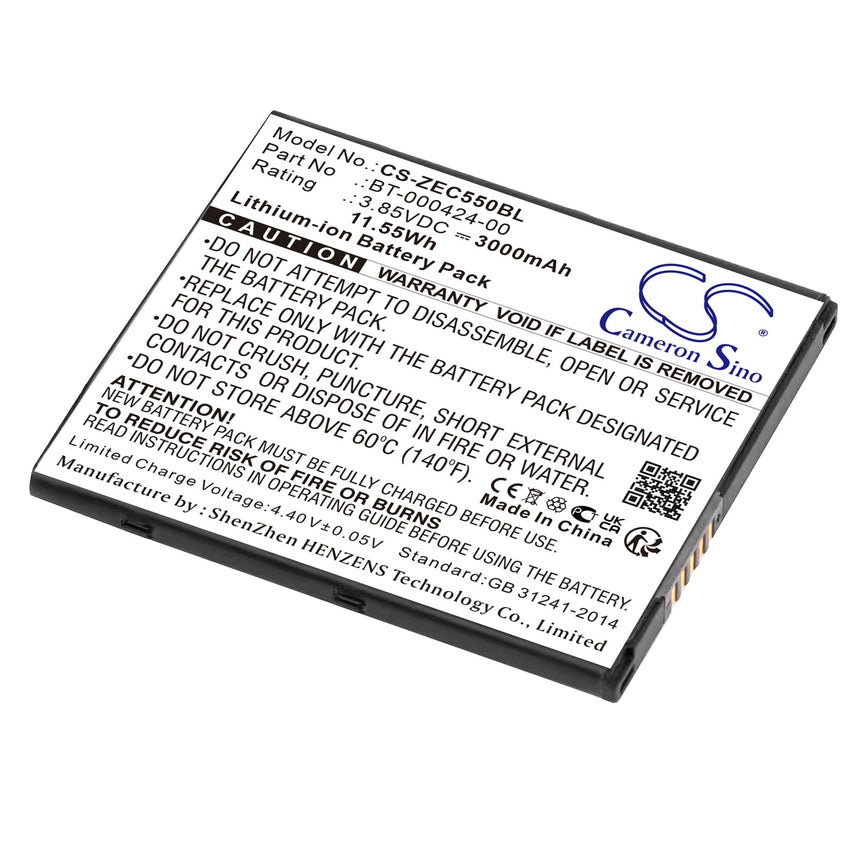 Zebra Barcode Scanner Battery CS-ZEC550BL Li-ion
