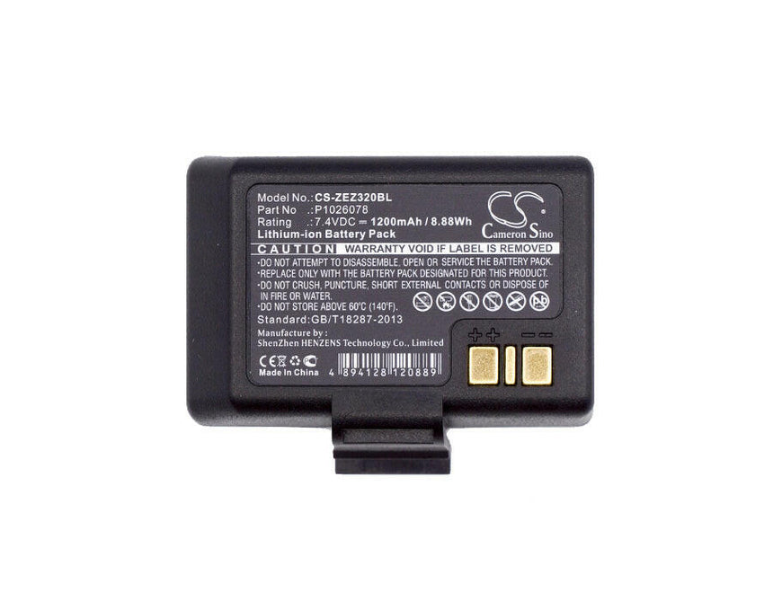 Zebra Barcode Scanner Battery CS-ZEZ320BL Li-ion
