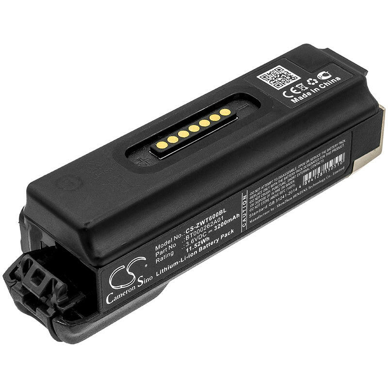 Zebra Barcode Scanner Battery CS-ZWT600BL Li-ion