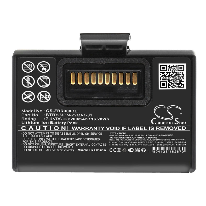 Zebra Portable Printer Battery CS-ZBR300BL Li-ion