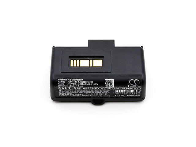 Zebra Portable Printer Battery CS-ZRW220BX Li-ion
