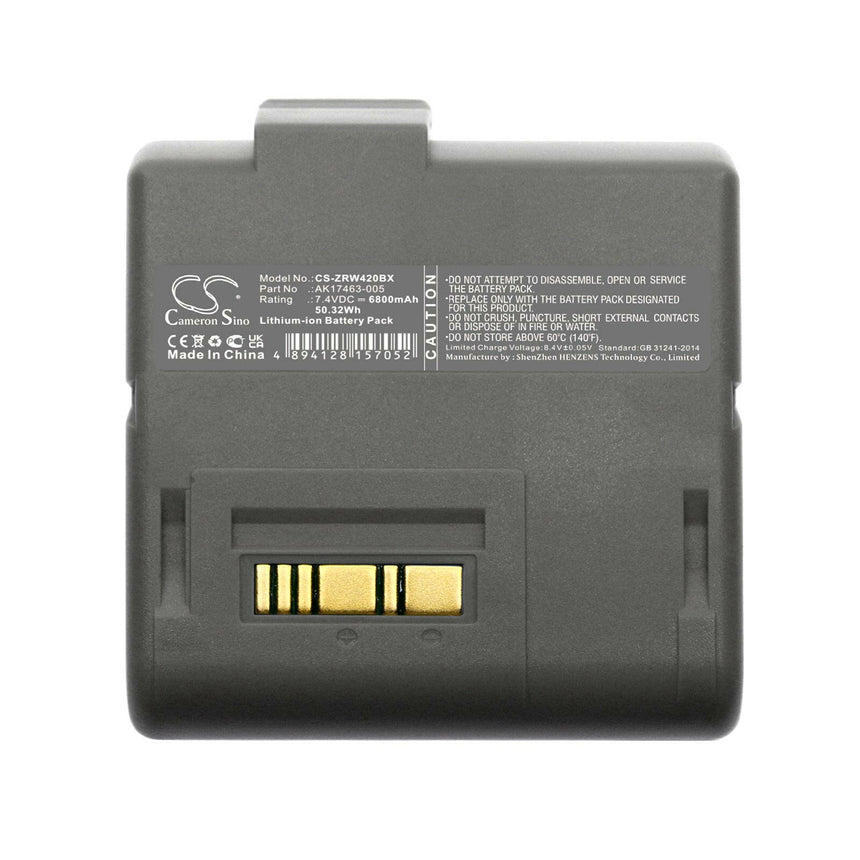 Zebra Portable Printer Battery CS-ZRW420BX Li-ion