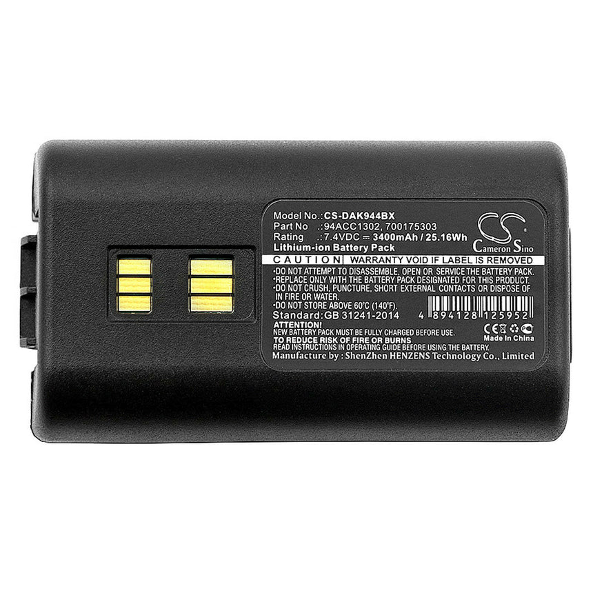 Datalogic Barcode Scanner Battery CS-DAK944BX Li-ion