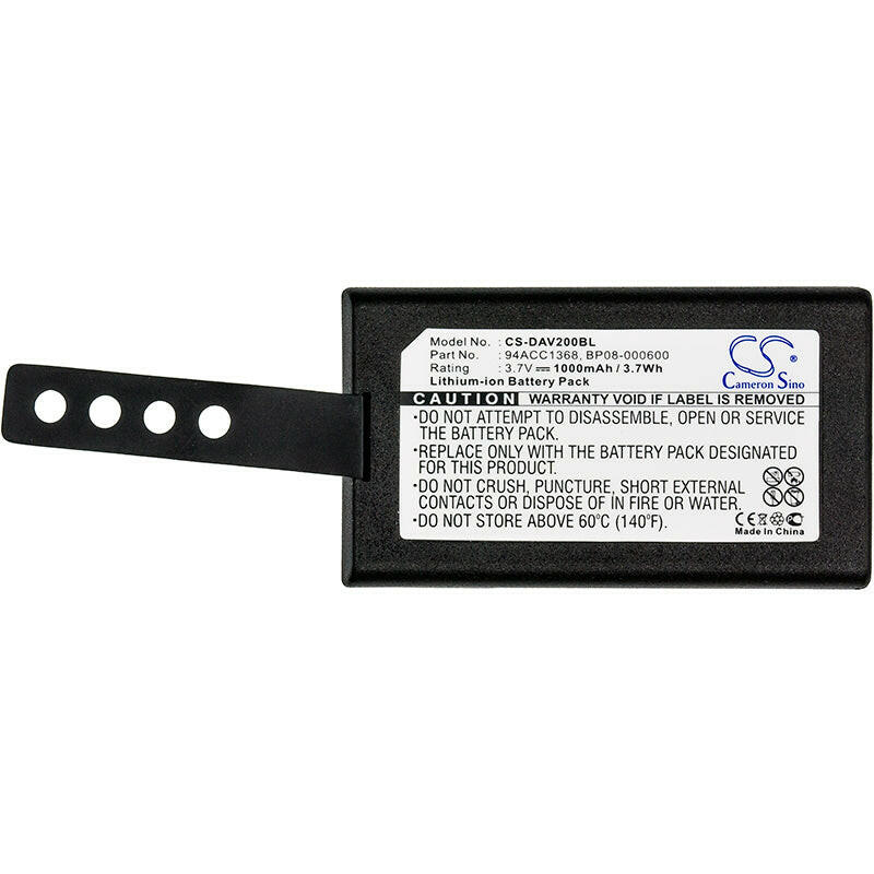 Datalogic Barcode Scanner Battery CS-DAV200BL Li-ion