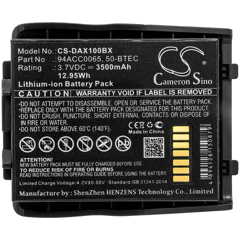 Datalogic Barcode Scanner Battery CS-DAX100BX Li-ion