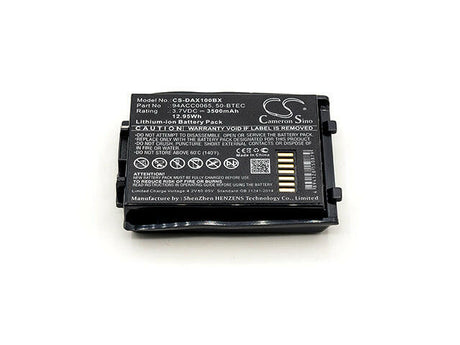 Datalogic Barcode Scanner Battery CS-DAX100BX Li-ion