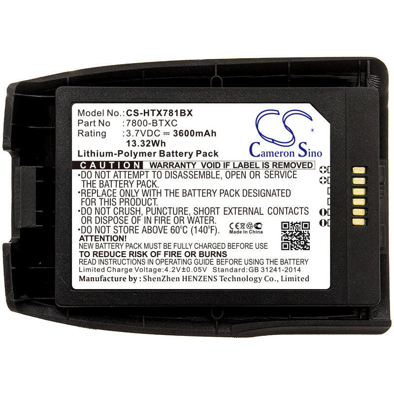 Honeywell Barcode Scanner Battery CS-HTX781BX Battery Prime.