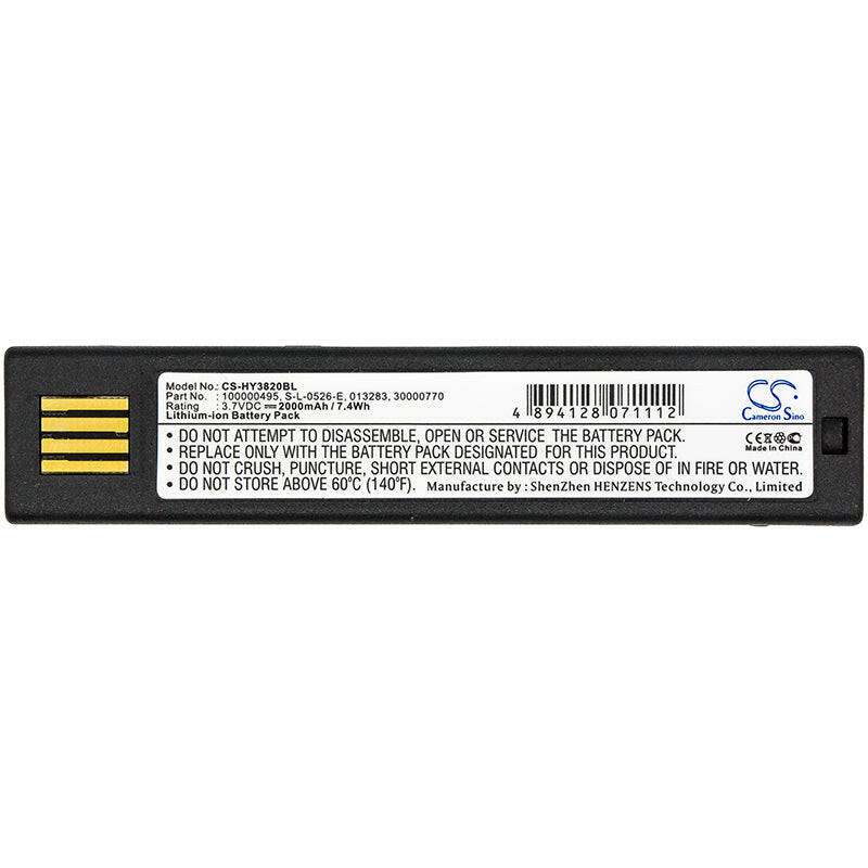 Honeywell Barcode Scanner Battery CS-HY3820BL Li-ion