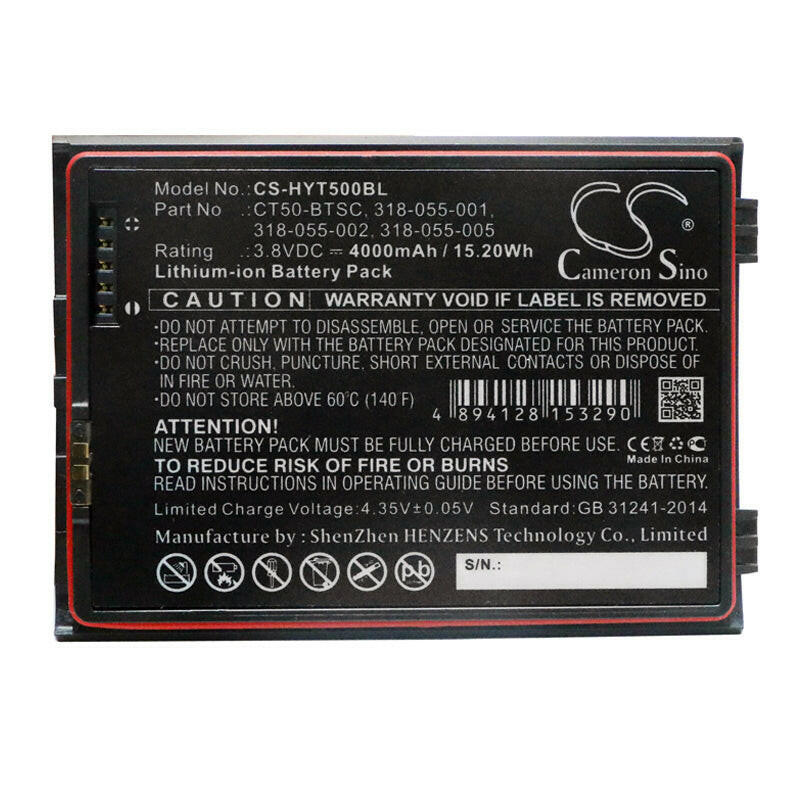 Honeywell Barcode Scanner Battery  CS-HYT500BL Battery Prime.