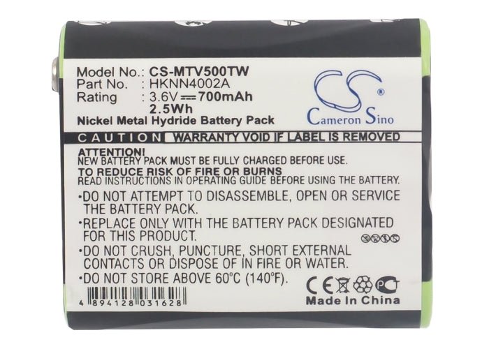 Motorola Two Way Radio Battery CS-MTV500TW Ni-MH