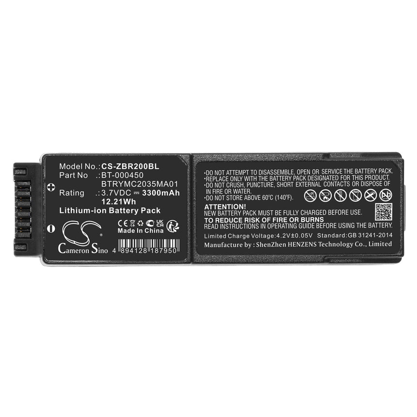 Zebra Barcode Scanner Battery CS-ZBR200BL Li-ion