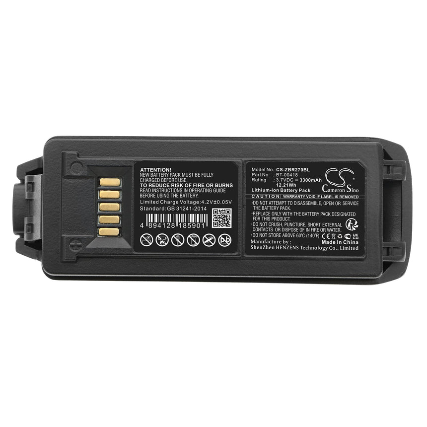 Zebra Barcode Scanner Battery CS-ZBR270BL Li-ion