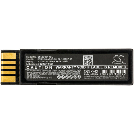 Zebra Barcode Scanner Battery CS-ZDS360BL Li-ion