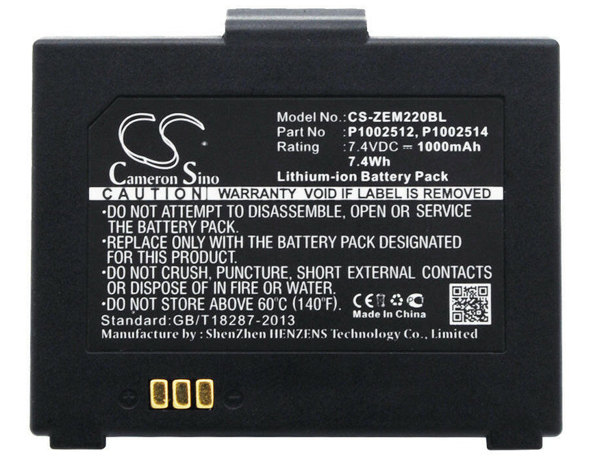 Zebra Portable Printer Battery CS-ZEM220BL Li-ion